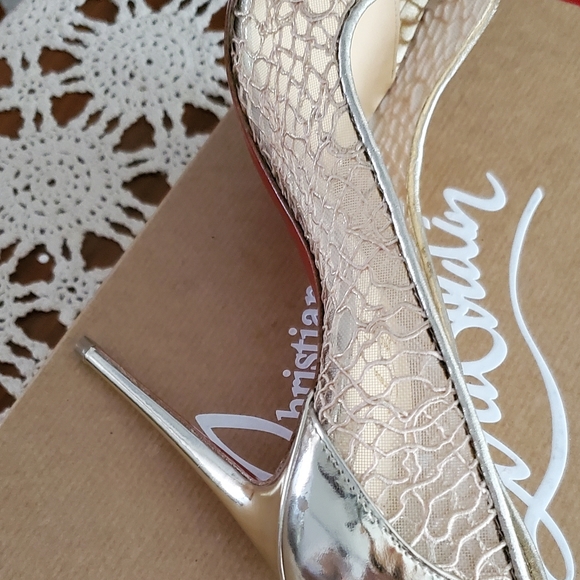Brand new Gold Louboutin shoes. - Picture 6 of 6